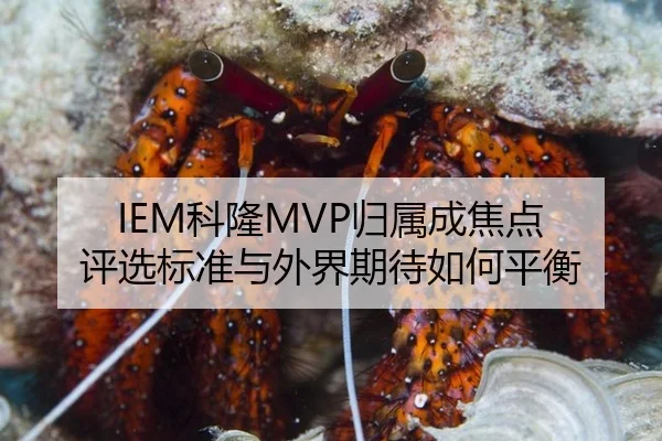 IEM科隆MVP归属成焦点 评选标准与外界期待如何平衡